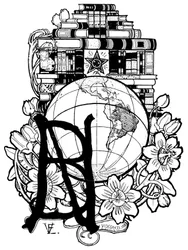 Emblem der Nationalbibliothek von Brasilien
